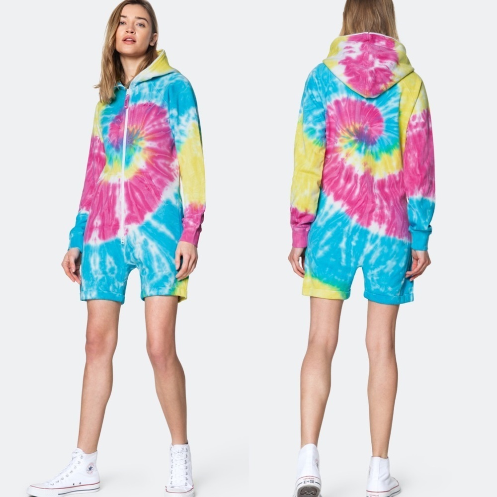 NWT OnePiece Tie Dye Short Jumpsuit